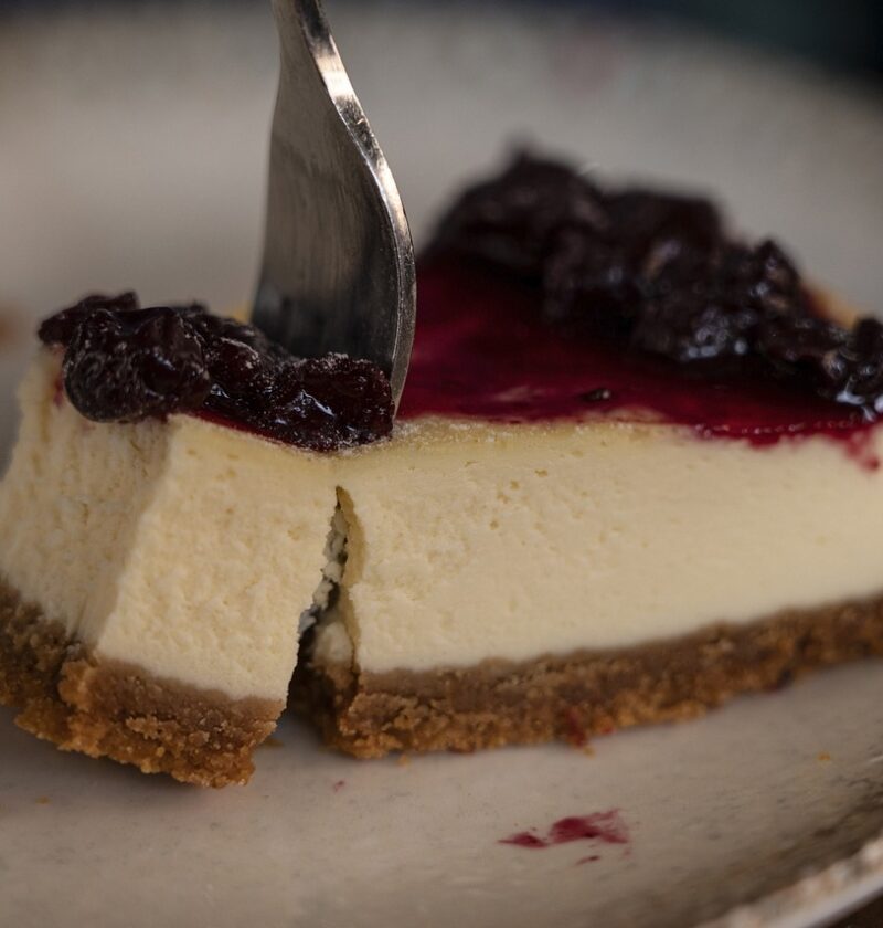 Cheesecake s borůvkami